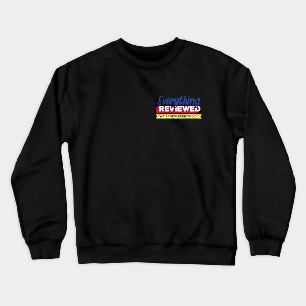 Everything Reviewed Tiny Logo Crewneck Sweatshirt by everythingreviewed